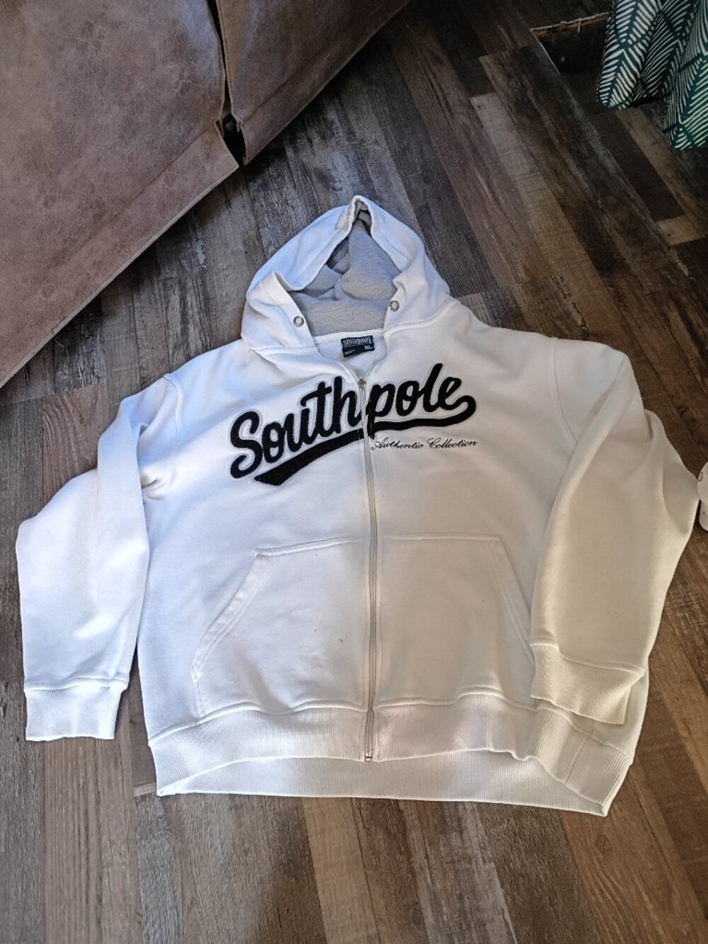 Vintage South Pole Full Zip Hoodie XL